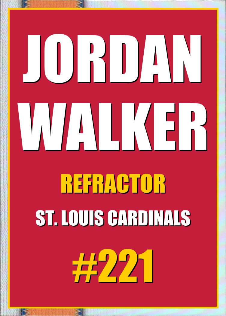 2026 Topps Chrome Jordan Walker Refractor #221