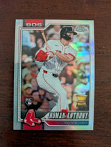 2026 Topps Chrome Roman Anthony Refractor #225