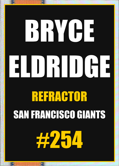 2026 Topps Chrome Bryce Eldridge Refractor #254
