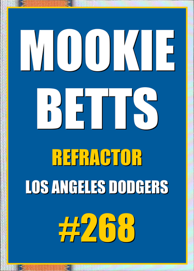 2026 Topps Chrome Mookie Betts Refractor #268