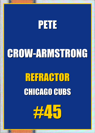 2026 Topps Chrome Pete Crow-Armstrong Refractor #45
