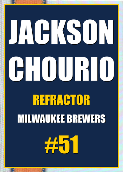2026 Topps Chrome Jackson Chourio Refractor #51