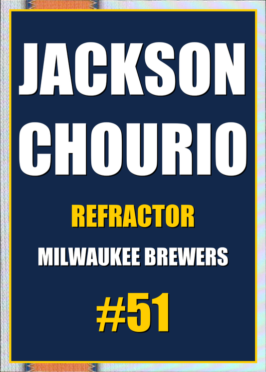 2026 Topps Chrome Jackson Chourio Refractor #51