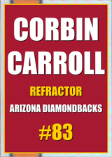 2026 Topps Chrome Corbin Carroll Refractor #83
