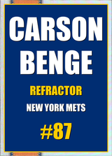 2026 Topps Chrome Carson Benge Refractor #87