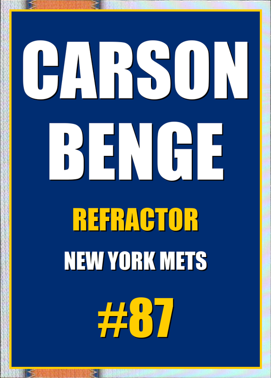 2026 Topps Chrome Carson Benge Refractor #87