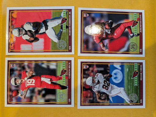 2026 Topps Football Arizona Cardinals 1991 Topps Insert Pack - 4 Cards