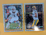 2026 Topps Football Green Bay Packers 1991 Topps Mega Box Crackle Foil Insert Pack - 2 Cards