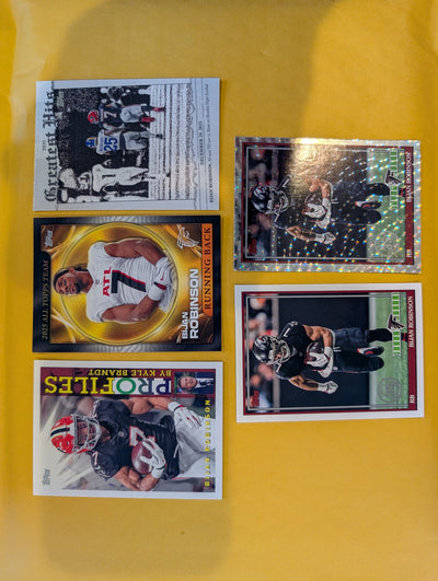 2026 Topps Football Bijan Robinson Atlanta Falcons Insert Player Pack - 5 Cards