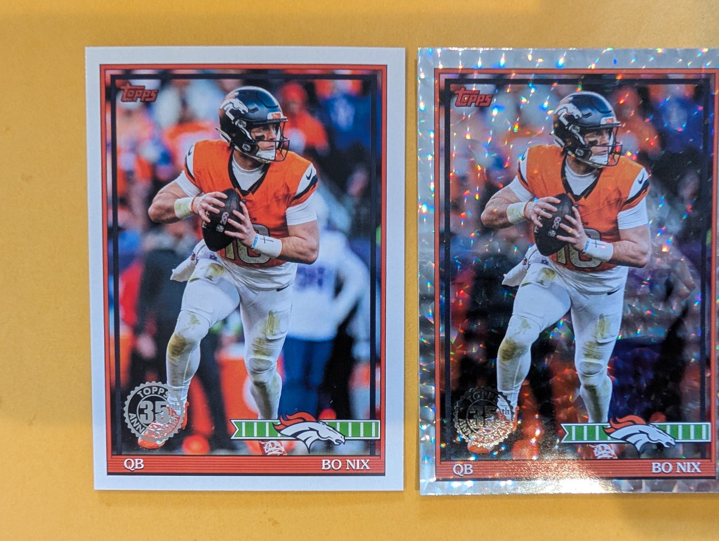 2026 Topps Football Bo Nix Denver Broncos Insert Player Pack - 2 Cards