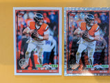 2026 Topps Football Bo Nix Denver Broncos Insert Player Pack - 2 Cards
