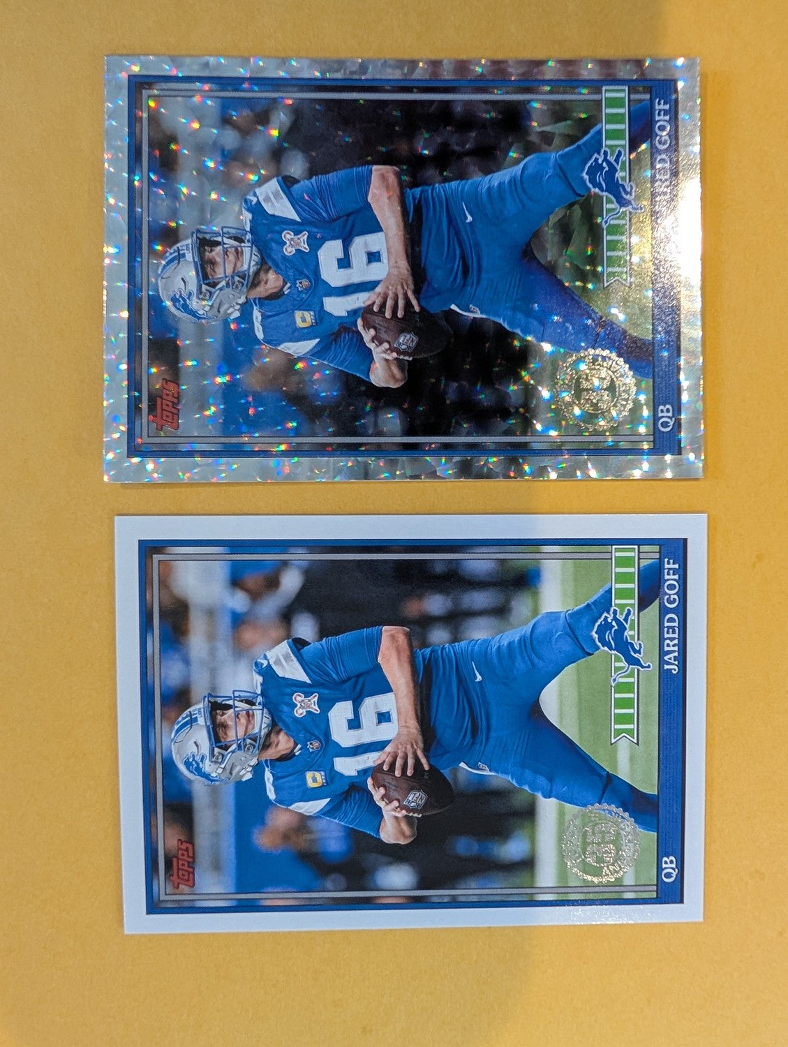 2026 Topps Football Jared Goff Detroit Lions Insert Player Pack - 2 Cards