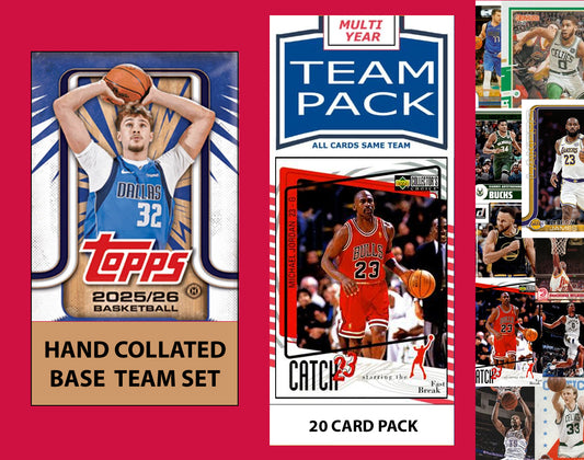 2025-26 Topps NBA Team Set + Multiyear Pack Chicago Bulls Michael Jordan 2025 2024 Panini