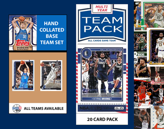 2025-26 Topps NBA Team Set + Multiyear Pack Dallas Mavericks 2025 2024 Cooper Flagg RC