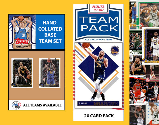 2025-26 Topps NBA Team Set + Multiyear Pack Golden State Warriors 2025 2024 Curry