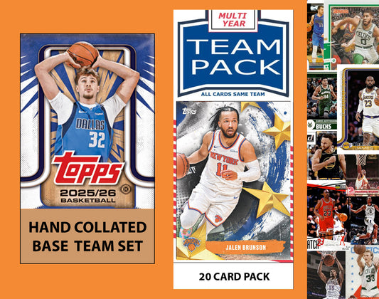 2025-26 Topps NBA Team Set + Multiyear Pack New York Knicks 2025 2026 2024 Brunson