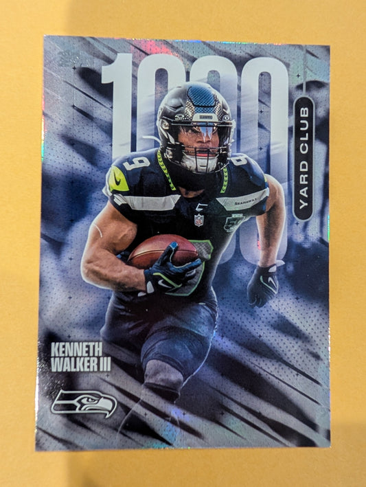 2026 Topps Football Kenneth Walker Seahawks 1000 Yard Club Case Hit SSP #1YC-37