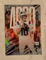 2026 Topps Football Drake Maye Patriots 4000 Yard Club Case Hit SSP #4YC-4