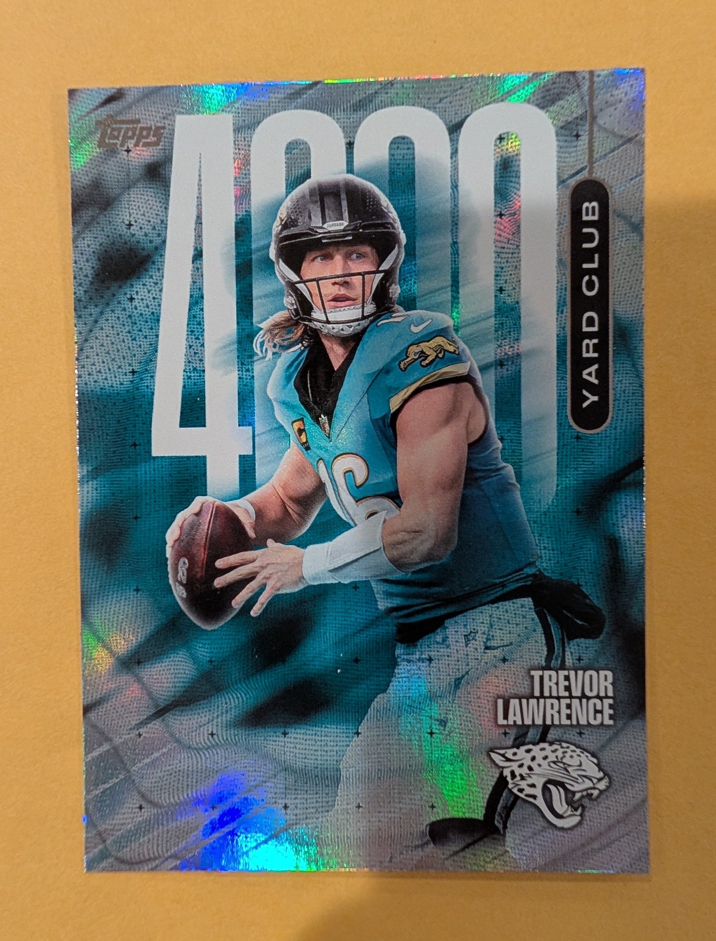 2026 Topps Football Trevor Lawrence Jaguars 4000 Yard Club Case Hit SSP #4YC-6