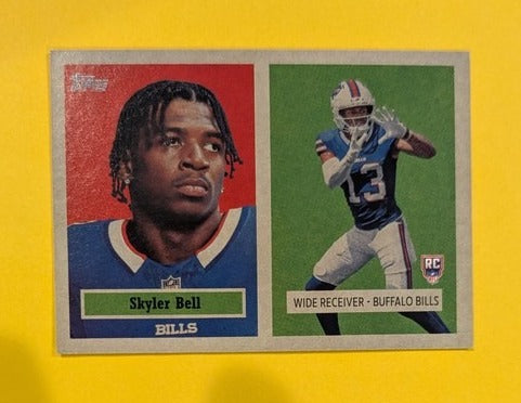 2026 Topps Football Skyler Bell Bills 1957 RC Variation Case Hit SSP Throwback