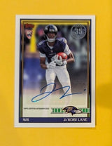 2026 Topps Football Ja'Kobi Lane Ravens 1991 Rookie Autograph RC #91FRA-JLA