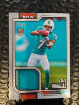2026 Topps Football Caleb Douglas Dolphins 1991 Rookie Relic RC #91RR-CD