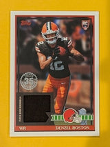 2026 Topps Football Denzel Boston Cleveland Browns 1991 Rookie Relic RC #91RR-DB