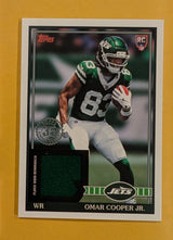 2026 Topps Football Omar Cooper Jr New York Jets 1991 Rookie Relic RC #91RR-OC