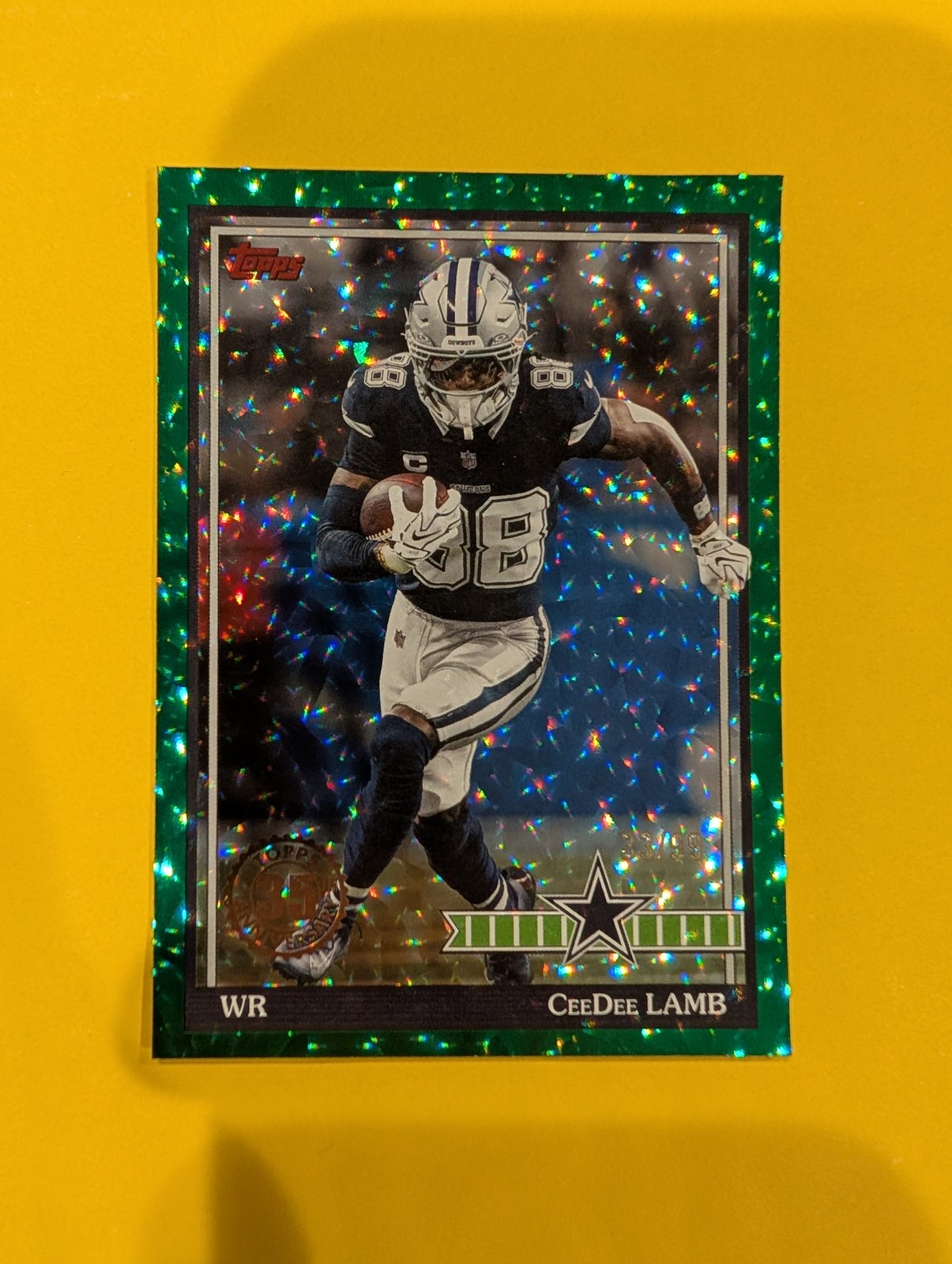 2026 Topps Football CeeDee Lamb 1991 Topps Football Green /99 - front