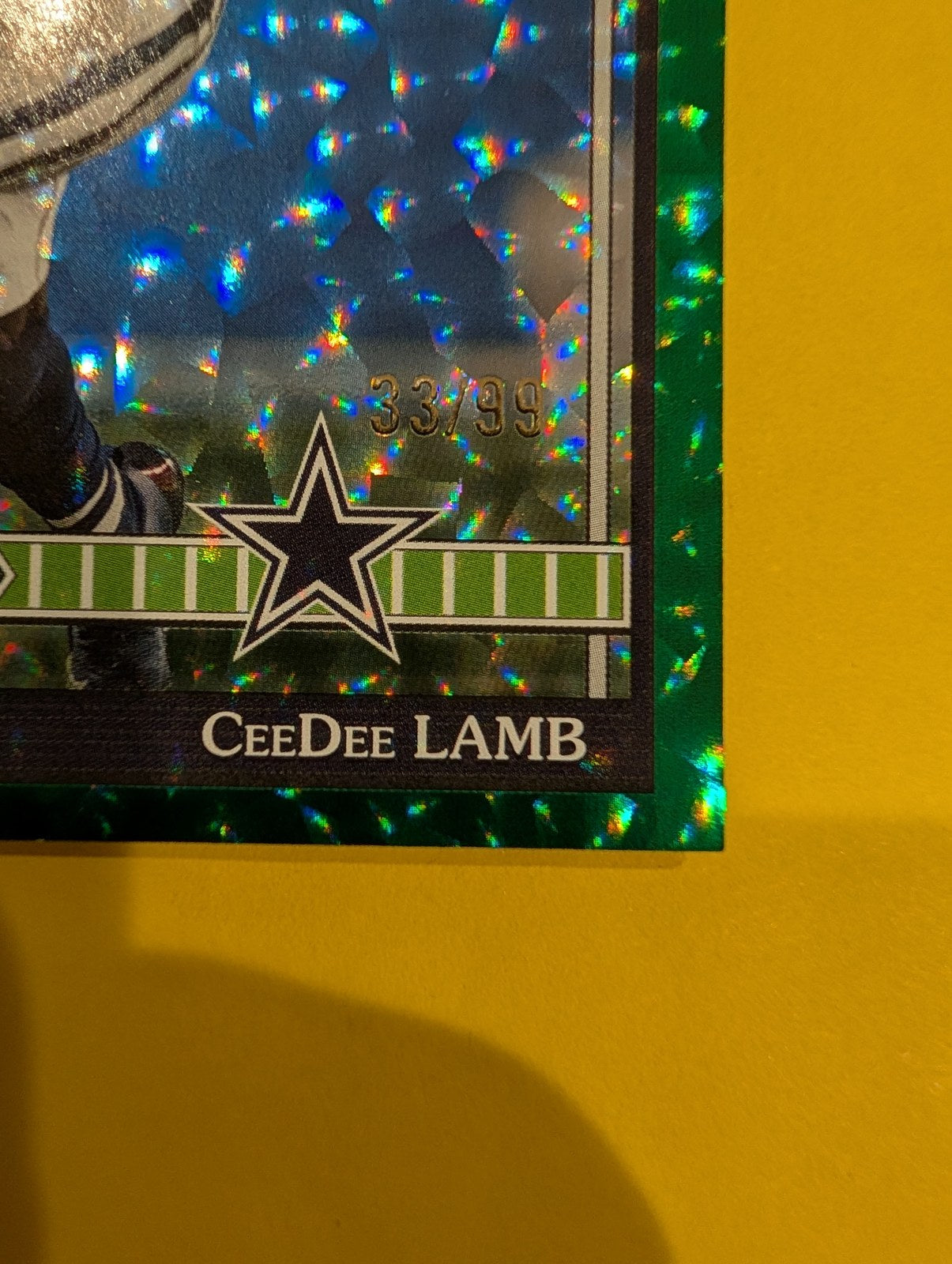 2026 Topps Football CeeDee Lamb 1991 Topps Football Green /99 - back