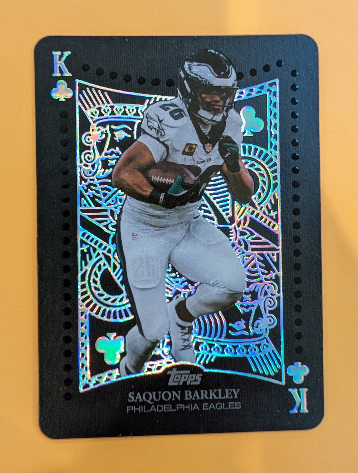 2026 Topps Football Saquon Barkley Eagles All Kings Case Hit SSP #AK-8