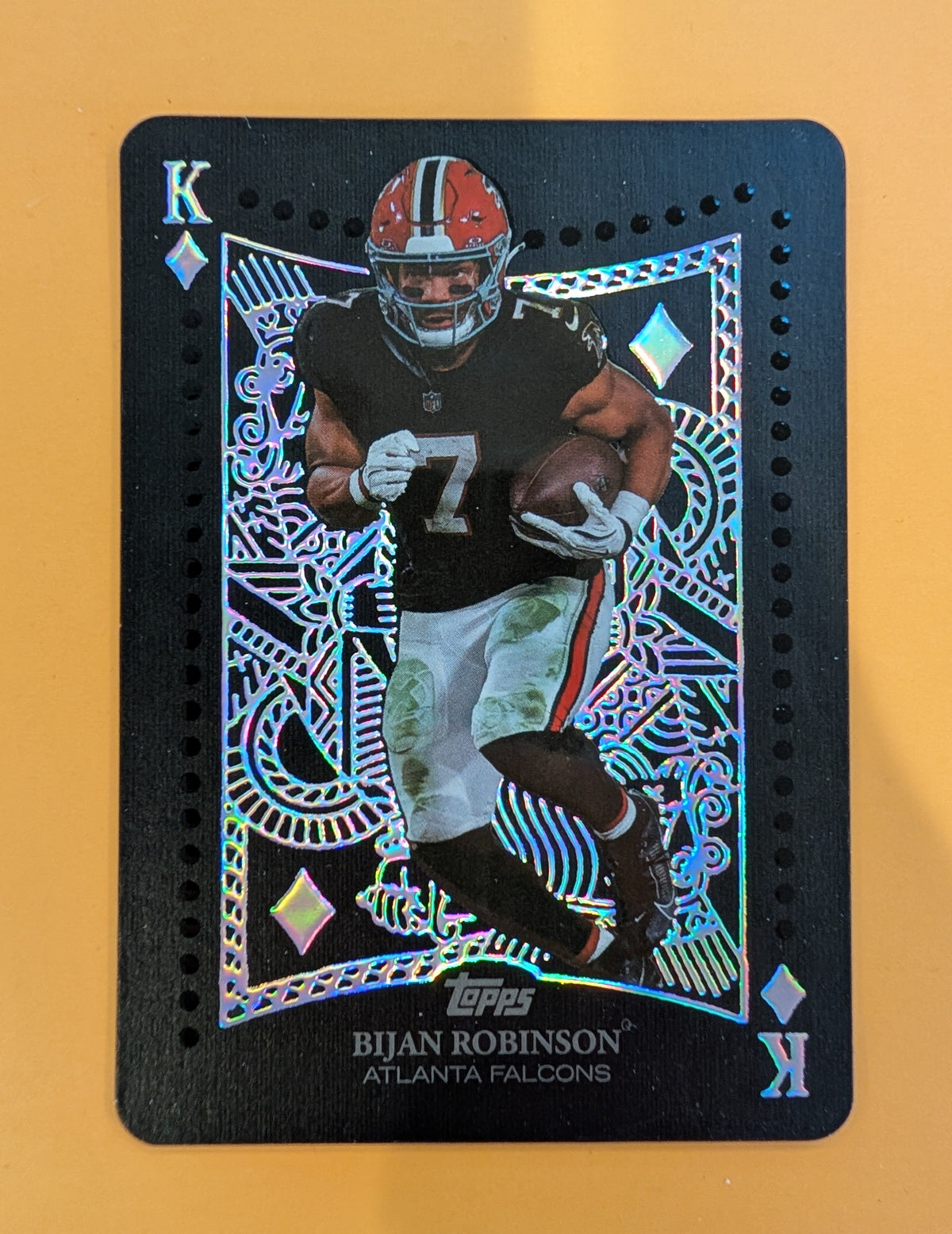 2026 Topps Football Bijan Robinson Falcons All Kings Case Hit SSP #AK-9