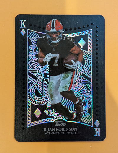 2026 Topps Football Bijan Robinson Falcons All Kings Case Hit SSP #AK-9