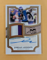 2026 Topps Football Jordan Addison Vikings Autograph Patch SP /99 #APC-JAD