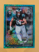 2026 Topps Football Eli Stowers Eagles 1991 Chrome Aqua SP /199 RC #91TRC-39
