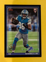 2026 Topps Football Kendrick Law 1991 Topps Rookies Black /10 #91TR-42