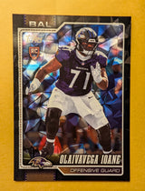 2026 Topps Football Olaivavega Ioane Ravens Black Diamante Foil SSP /10 RC #362