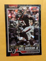 2026 Topps Football Will Anderson Jr Texans Black Diamante Foil SSP /10 #82