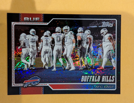 2026 Topps Football Buffalo Bills Team Card Black Foil SSP /10 #279