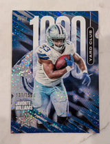 2026 Topps Football Javonte Williams Cowboys 1000 Yard Club Blue Case Hit /150