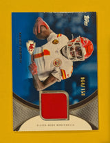 2026 Topps Football Xavier Worthy Chiefs NFL Material Relic Blue SP /150