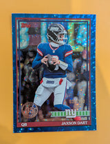 2026 Topps Football Jaxson Dart Giants 1991 Topps Blue Crackle SP /150 #91TF-33