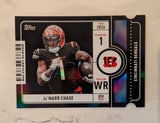 2026 Topps Football Ja'Marr Chase Bengals Big Ticket Players SSP /10 #BTP-9