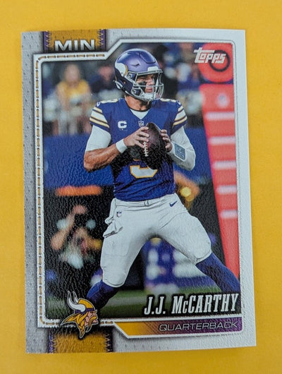 2026 Topps Football J.J. McCarthy Minnesota Vikings Canvas SP /50 #134
