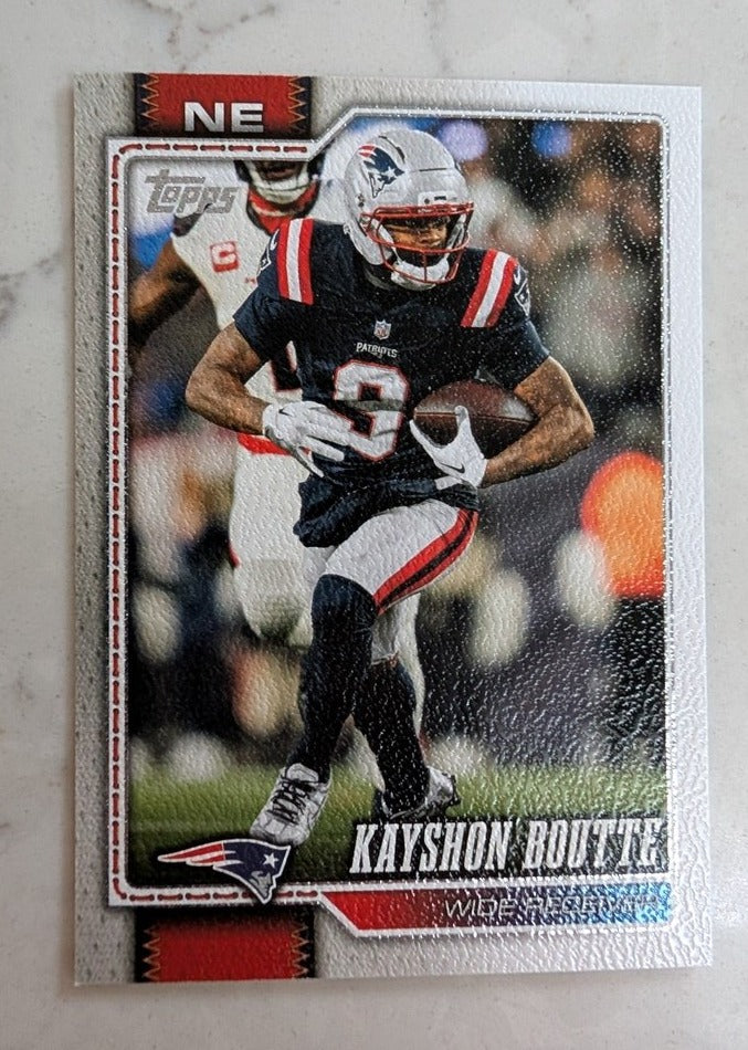 2026 Topps Football Kayshon Boutte Patriots Canvas SP /50 #242