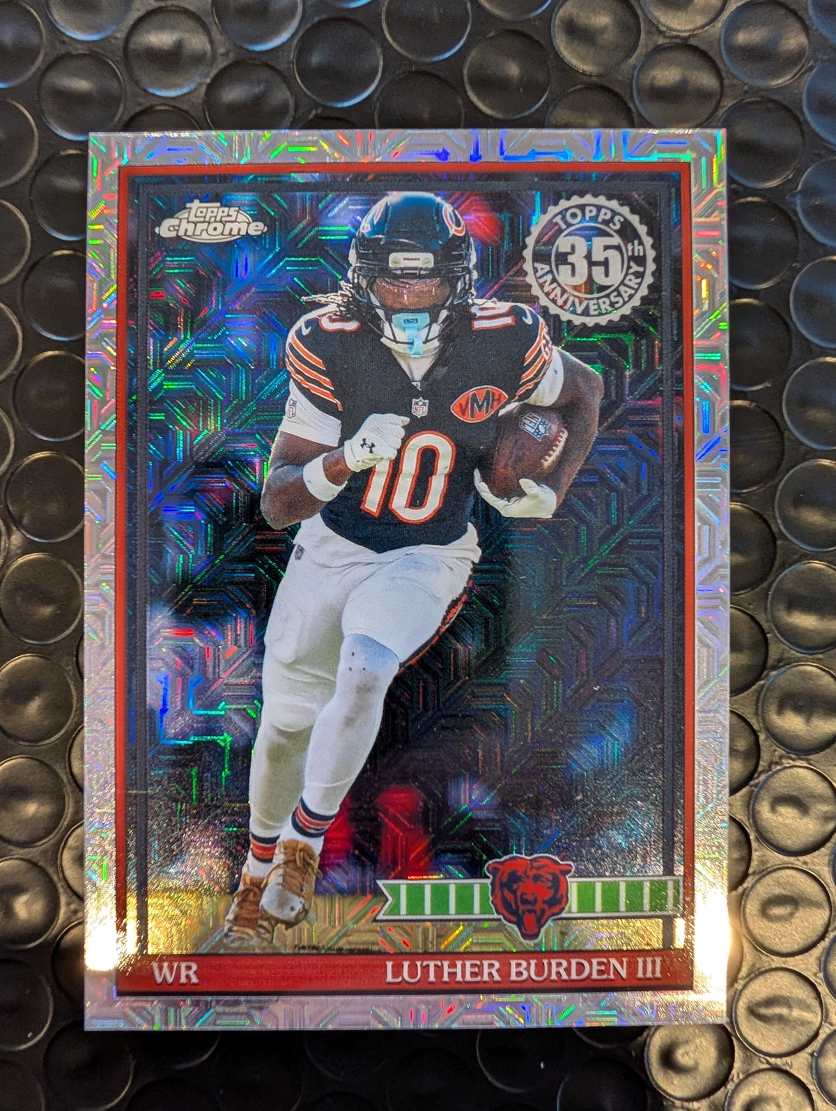 2026 Topps Football Luther Burden III Bears 1991 Chrome Mojo Refractor #91TC-17