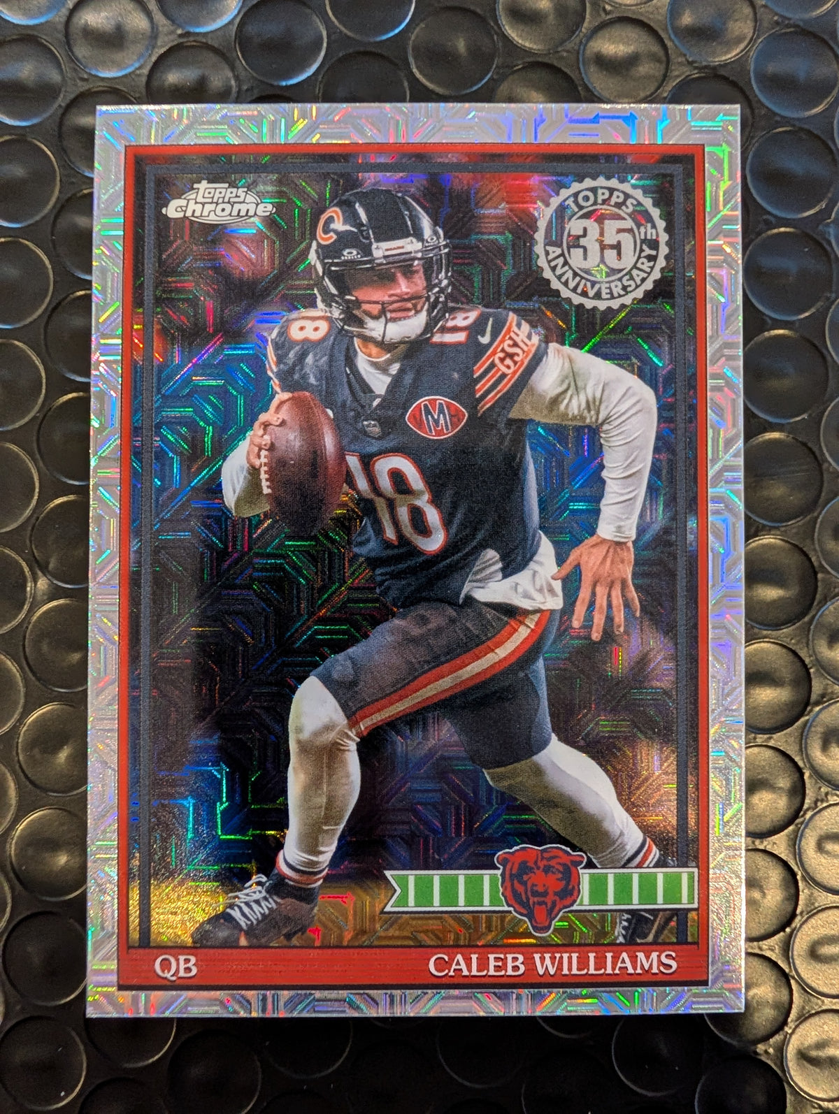 2026 Topps Football Caleb Williams Bears 1991 Chrome Mojo Refractor #91TC-18