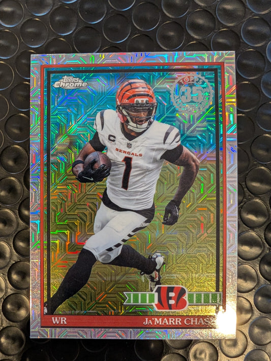 2026 Topps Football Ja'Marr Chase Bengals 1991 Chrome Mojo Refractor #91TC-23