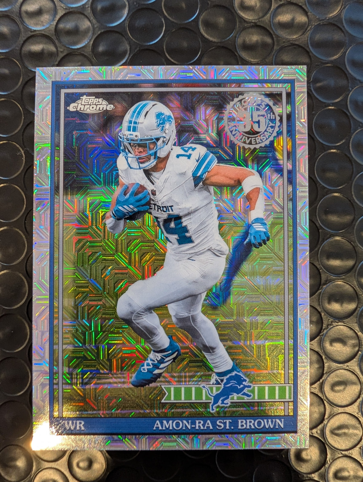 2026 Topps Football Amon-Ra St. Brown Lions 1991 Chrome Mojo Refractor #91TC-36
