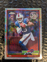 2026 Topps Football Skyler Bell Bills 1991 Chrome Mojo Refractor RC #91TRC-27